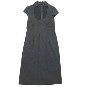 Black Pinstripe Dress